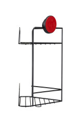 QM290721 SNL 2-Tier Corner Basket Black-side
