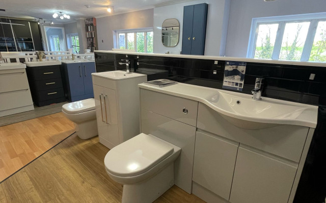 Stylish Bathroom Toilet Vanity Unit