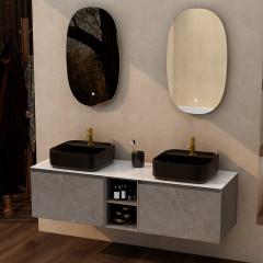 Ravine Grey Marble 1500 45 Degree
