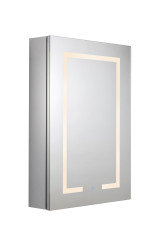 WC720069E Carlton 2-Door Illuminated Cabinet-Angle Right Closed C