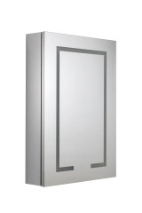 WC720069E Carlton 2-Door Illuminated Cabinet-Angle Right Closed A