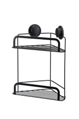 QM290721 SNL 2-Tier Corner Basket Black-angle-left