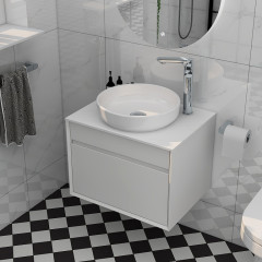 Alma 600 In Matt White With Bowl