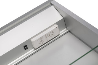 WC720069E Carlton 2-Door Illuminated Cabinet-Detail A