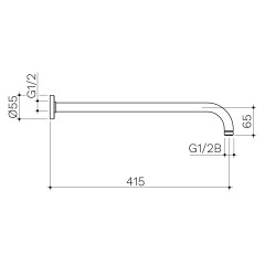 ARMW06BK-Shower-Accessories-Shwr-Parts- And -Accessories-Methven-line