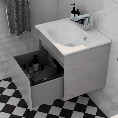 Alma 600 Open Drawer Cabinet In Slate