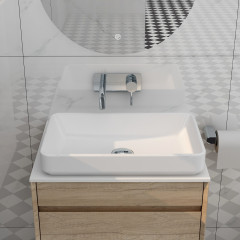 Alma Square Countertop Basin Main